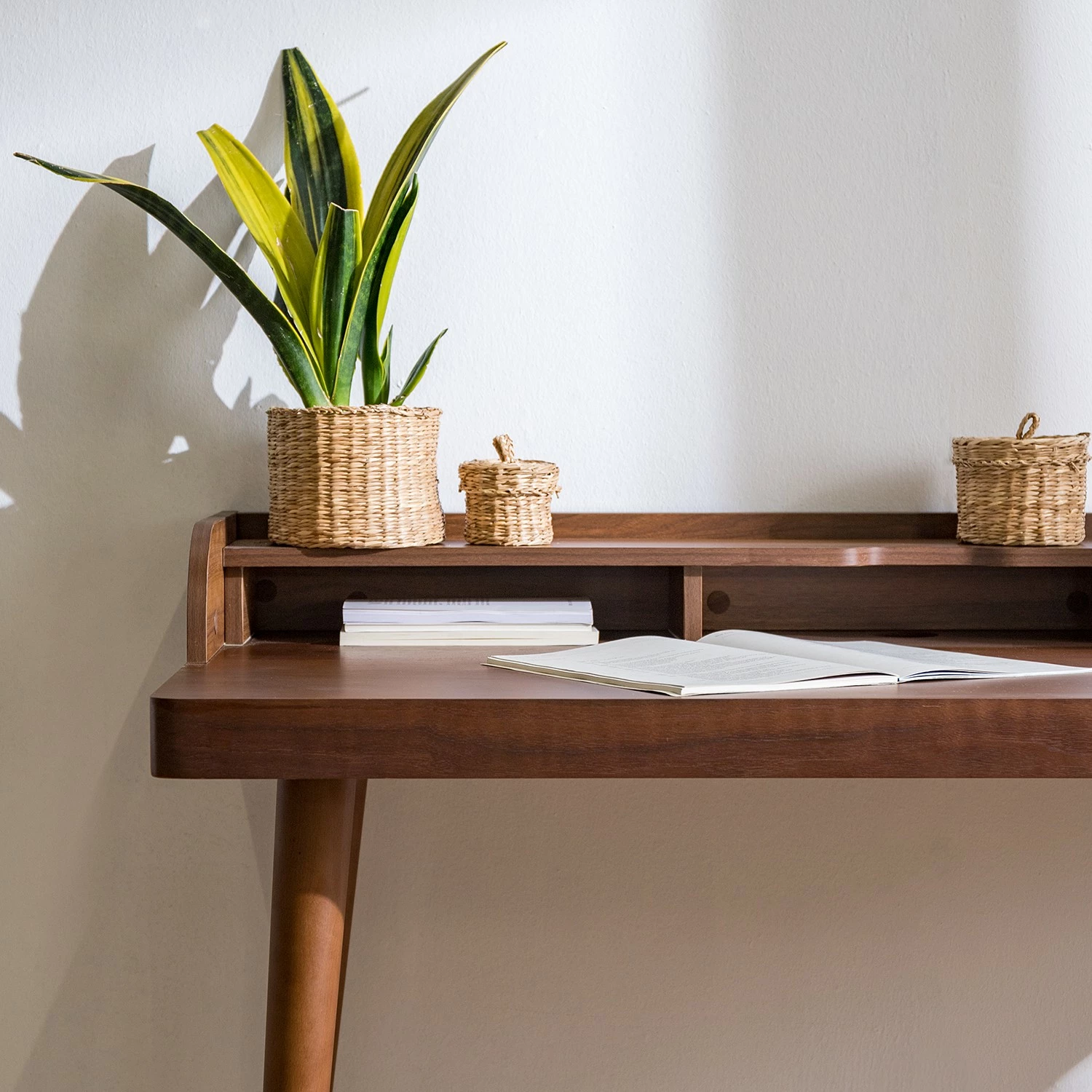 Ars Natura Schreibtisch Napo - Walnuss Dekor 12 Ars Natura Schreibtisch Napo - Walnuss Dekor – Bild 10