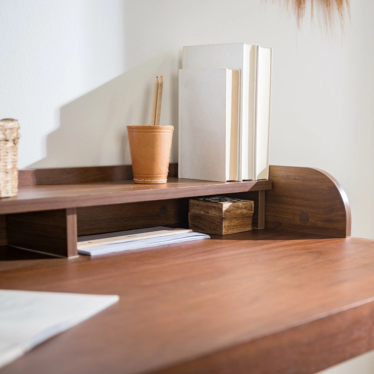 Ars Natura Schreibtisch Napo - Walnuss Dekor 13 Ars Natura Schreibtisch Napo - Walnuss Dekor – Bild 11