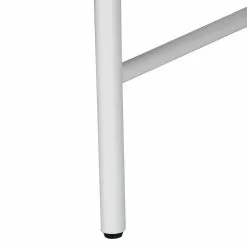 Fredriks Schreibtisch Paide - (Höhenverstellbar) - Hochglanz Weiß / Walnuss Dekor -Buromobel Verkaufe 1000256389 220331 066 DETAILS P000000001000256389