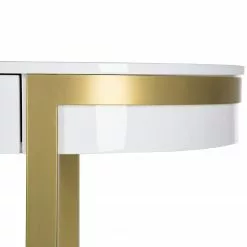 Jack & Alice Schreibtisch Cayo - Hochglanz Weiß / Gold 30 Jack & Alice Schreibtisch Cayo - Hochglanz Weiß / Gold -Buromobel Verkaufe 1000256402 220331 063 DETAILS P000000001000256402