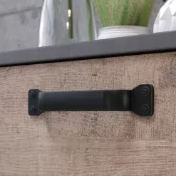 Trendteam Sideboard Stripe - Altholz Dekor / Grau -Buromobel Verkaufe 1000256951 210831 16214900019 DETAILS P000000001000256951