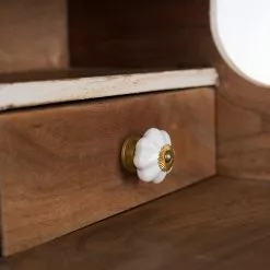 Wolf-Möbel Sekretär Maison - Akazie massiv - Akazie Stone / Antik Weiß -Buromobel Verkaufe 1000257240 220406 048 DETAILS P000000001000257240