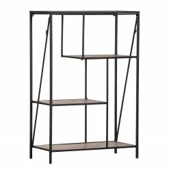 Red Living Regal Cap Cana III - Echtholzfurnier / Metall - Spießtanne / Schwarz