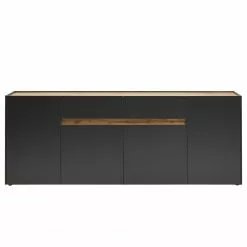 Norrwood Sideboard Olon - Anthrazit - Breite: 220 cm -Buromobel Verkaufe 1000260644 210420 07401000049 DETAILS P000000001000260644