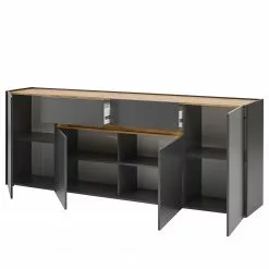 Norrwood Sideboard Olon - Anthrazit - Breite: 220 cm -Buromobel Verkaufe 1000260644 210420 07401200050 DETAILS P000000001000260644