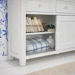 Maison Belfort Sideboard Balignton - Kiefer massiv - Kiefer / Weiß -Buromobel Verkaufe 1000260756 211116 13020000343 DETAILS P000000001000260756