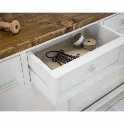 Maison Belfort Sideboard Balignton - Kiefer massiv - Kiefer / Weiß -Buromobel Verkaufe 1000260756 211116 13020000349 DETAILS P000000001000260756