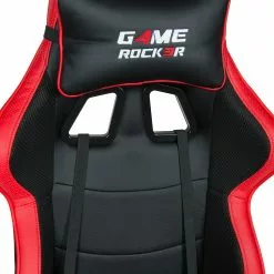 Duo Collection Gamingchair Game-Rocker G-10 - Kunstleder & Netzstoff / Nylon - Schwarz / Rot -Buromobel Verkaufe 1000261319 210423 14040000021 DETAILS P000000001000261319