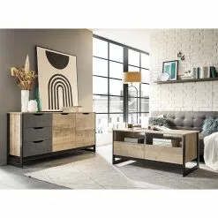 Red Living Sideboard Cocody II - Eiche Montana Dekor / Grau 9 Red Living Sideboard Cocody II - Eiche Montana Dekor / Grau -Buromobel Verkaufe 1000261326 210426 09140000052 MOOD DETAILS P000000001000261326 mood