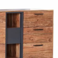 Naturoo Sideboard Manabi - Akazie massiv - Akazie / Anthrazit 10 Naturoo Sideboard Manabi - Akazie massiv - Akazie / Anthrazit -Buromobel Verkaufe 1000261413 210430 11575400004 DETAILS P000000001000261413