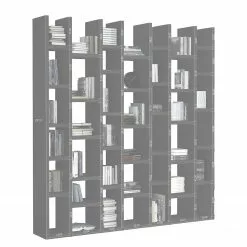 Loftscape Bücherregal Emporior II - Eiche Schwarzbraun Dekor - Breite: 221 cm -Buromobel Verkaufe 1000261618 210420 15492700012 SKETCH DETAILS P000000001000261618 sketch