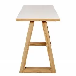 Jahnke Schreibtisch CLUB C 135 - Kerneiche Dekor / Weiß -Buromobel Verkaufe 1000261786 210426 09084400017 DETAILS P000000001000261786