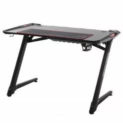 DXRacer Gaming Desk Master LED - Carbonoptik / Schwarz