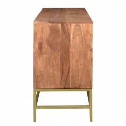 Jack & Alice Sideboard Puyo - Akazie massiv / Metall - Akazie / Gold -Buromobel Verkaufe 1000264972 220118 13141300075 DETAILS P000000001000264972
