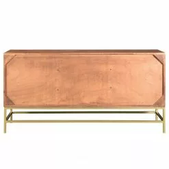 Jack & Alice Sideboard Puyo - Akazie massiv / Metall - Akazie / Gold -Buromobel Verkaufe 1000264972 220118 13141300086 DETAILS P000000001000264972
