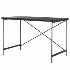 Mørteens Schreibtisch Migne - Eiche Schwarz - Schwarz