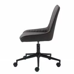 Red Living Bürodrehstuhl Dela II - Kunstleder / Metall - Dunkelbraun / Schwarz -Buromobel Verkaufe 1000267003 210615 08400900004 DETAILS P000000001000267003