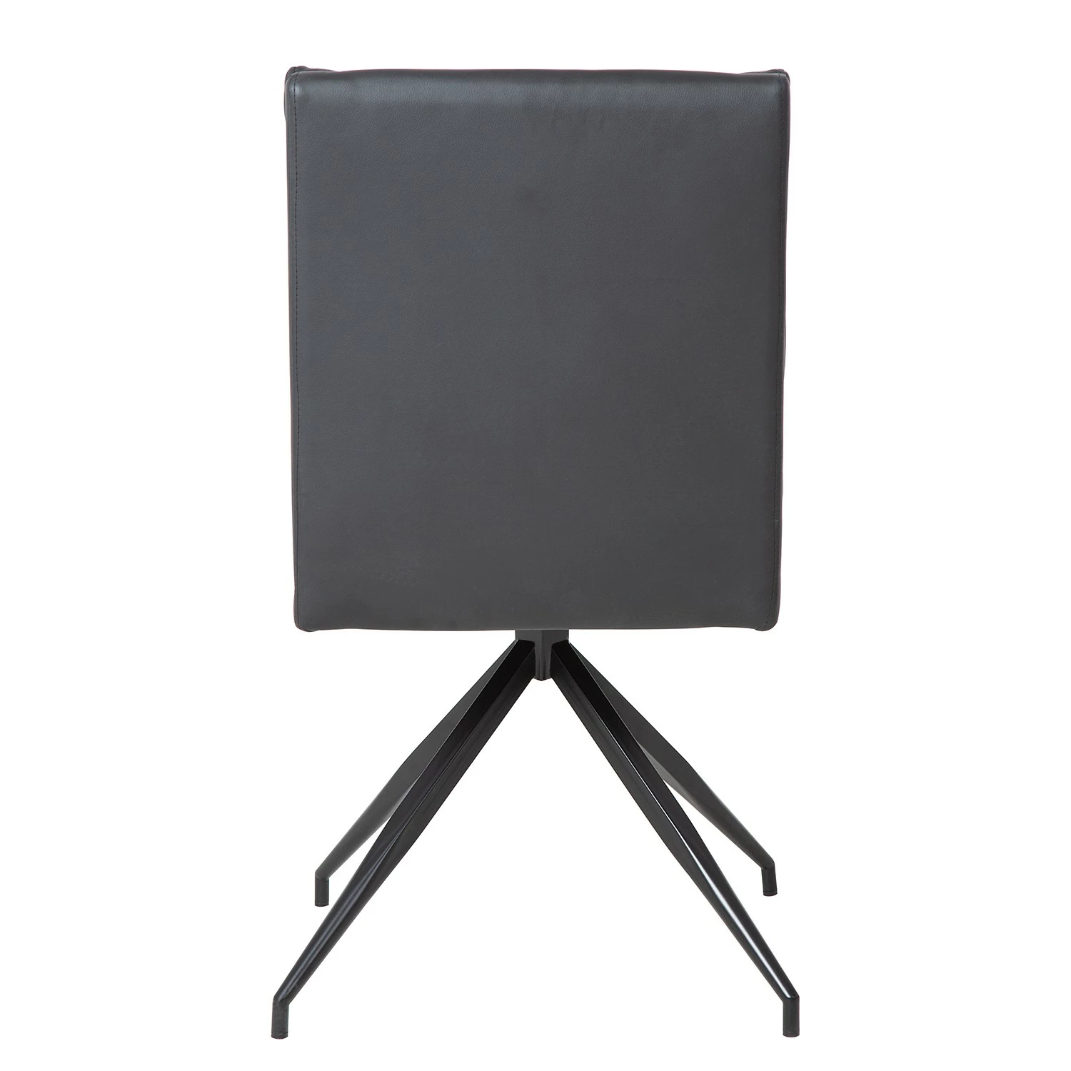 Fredriks Bürostuhl Abud - Kunstleder / Stahl - Schwarz 7 Fredriks Bürostuhl Abud - Kunstleder / Stahl - Schwarz – Bild 5