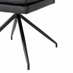 Fredriks Bürostuhl Abud - Kunstleder / Stahl - Schwarz 18 Fredriks Bürostuhl Abud - Kunstleder / Stahl - Schwarz -Buromobel Verkaufe 1000267826 220823 055 DETAILS P000000001000267826