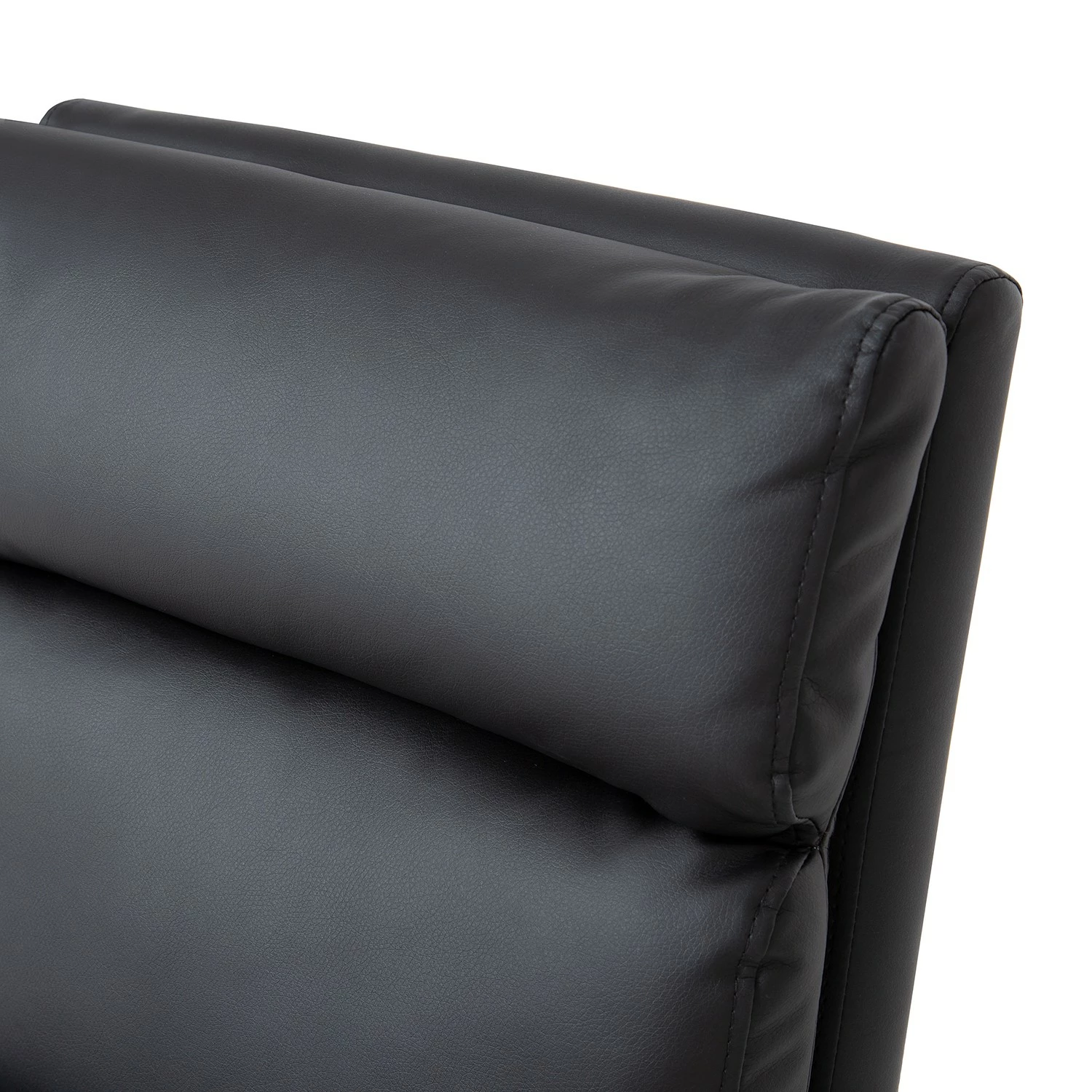 Fredriks Bürostuhl Abud - Kunstleder / Stahl - Schwarz 9 Fredriks Bürostuhl Abud - Kunstleder / Stahl - Schwarz – Bild 7