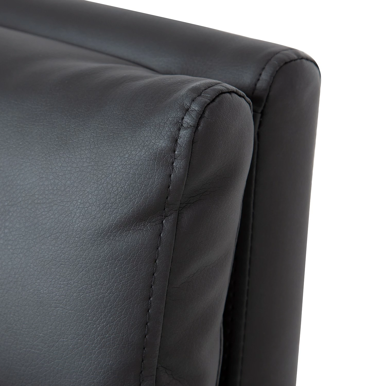 Fredriks Bürostuhl Abud - Kunstleder / Stahl - Schwarz 12 Fredriks Bürostuhl Abud - Kunstleder / Stahl - Schwarz – Bild 10