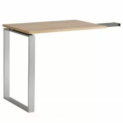 Maja Möbel Schreibtisch-Ansatz YOLO - Eiche Dekor / Chrom