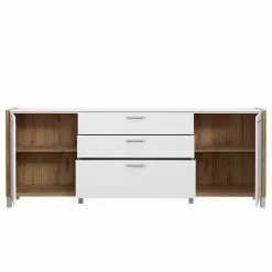 Norrwood Sideboard Boyd II - Weiß / Eiche Dekor -Buromobel Verkaufe 1000270234 210609 06155700169 DETAILS P000000001000270234