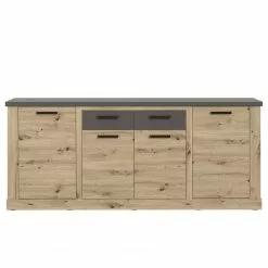 Ridgevalley Sideboard Moro II - Eiche Artisan Dekor / Grau -Buromobel Verkaufe 1000272379 210819 07024800125 DETAILS P000000001000272379