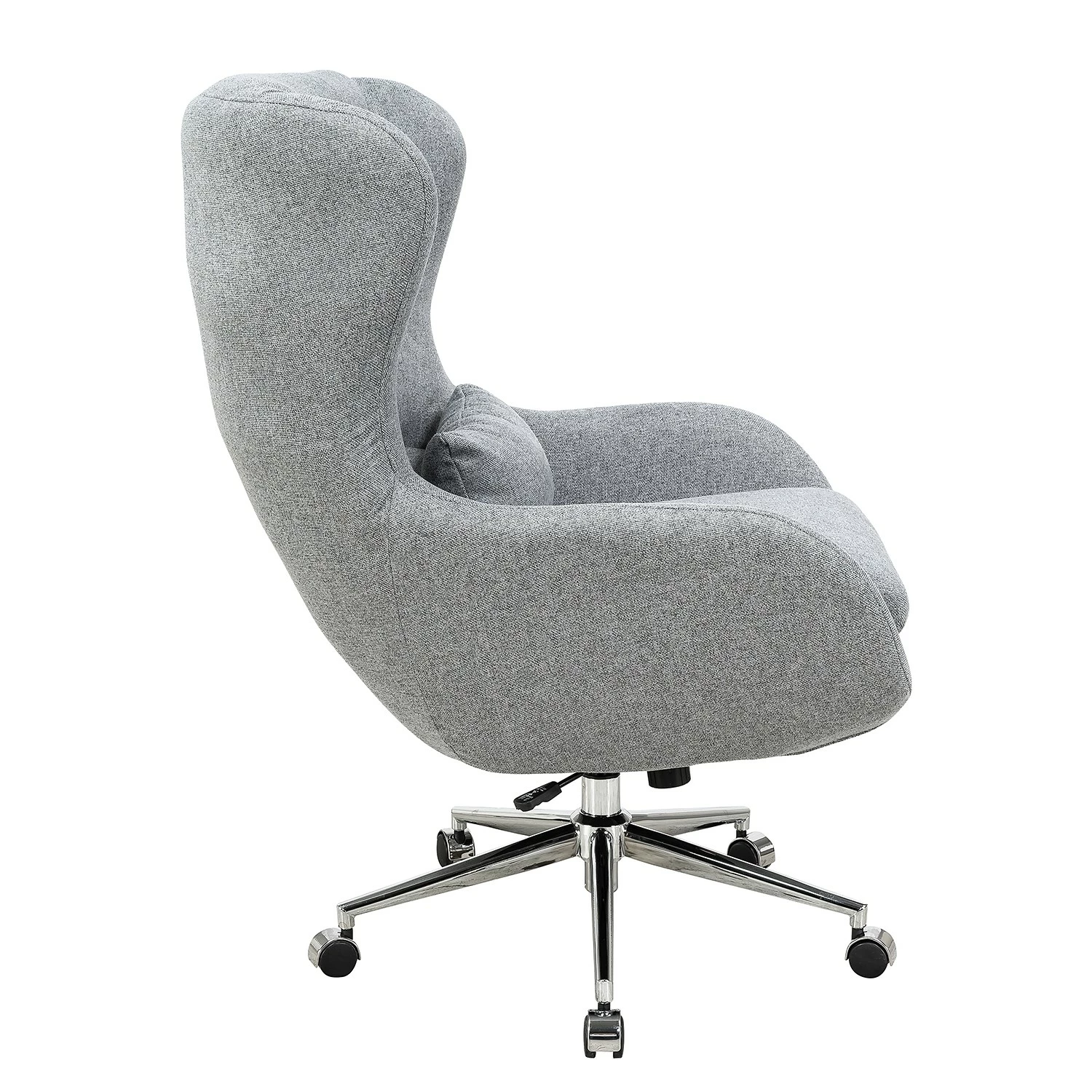 Furnitive Bürosessel Barnard - Webstoff / Metall - Hellgrau / Chrom 5 Furnitive Bürosessel Barnard - Webstoff / Metall - Hellgrau / Chrom – Bild 3