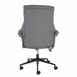 Furnitive Massagebürostuhl Barking - (mit Massagefunktion) - Flachgewebe / Metall - Grau / Schwarz -Buromobel Verkaufe 1000272622 220609 045 DETAILS P000000001000272622