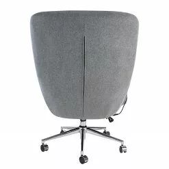Furnitive Massagebürostuhl Barnard - (mit Massagefunktion) - Webstoff / Metall - Hellgrau / Chrom -Buromobel Verkaufe 1000272624 220629 050 DETAILS P000000001000272624