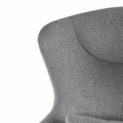 Furnitive Massagebürostuhl Barnard - (mit Massagefunktion) - Webstoff / Metall - Hellgrau / Chrom -Buromobel Verkaufe 1000272624 220629 080 DETAILS P000000001000272624