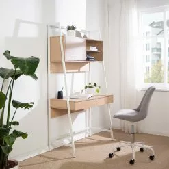 Loftscape Schreibtischregal Nova - Eiche Dekor / Weiß -Buromobel Verkaufe 1000272887 220519 021 MOOD DETAILS P000000001000272887 mood