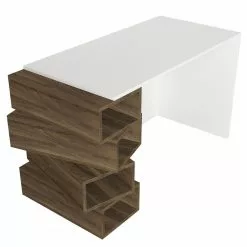 Red Living Schreibtisch Bela - Weiß / Walnuss Dekor 12 Red Living Schreibtisch Bela - Weiß / Walnuss Dekor -Buromobel Verkaufe 1000273391 210615 12562600022 DETAILS P000000001000273391