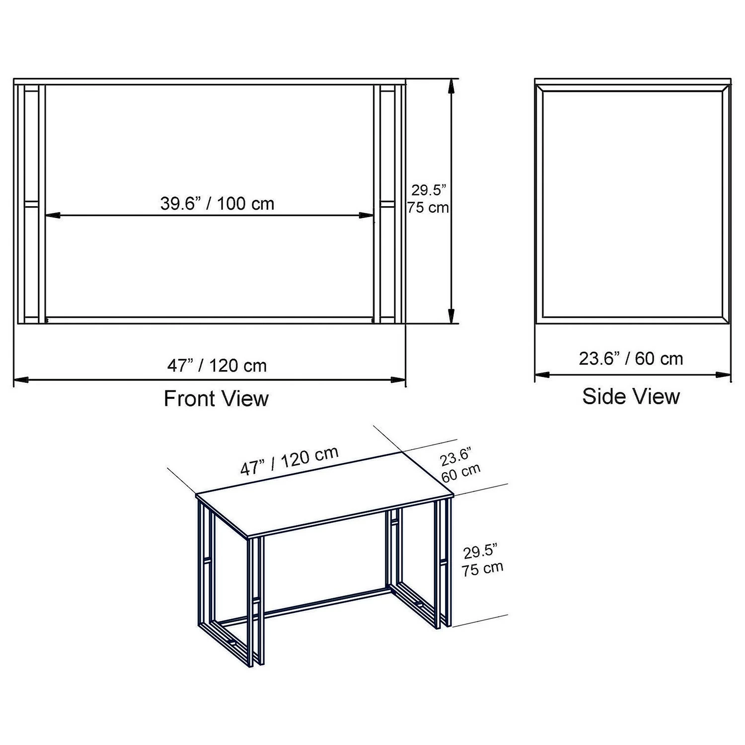 Red Living Schreibtisch Andel - Marmor Weiß Dekor 6 Red Living Schreibtisch Andel - Marmor Weiß Dekor – Bild 4