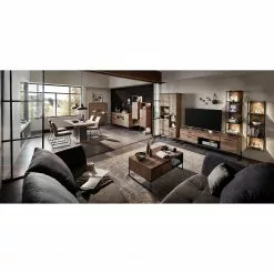 Red Living Sideboard Meevoo II - Eiche Rustikal Dekor / Graphit -Buromobel Verkaufe 1000273888 211022 131557000023 MOOD DETAILS P000000001000273888 mood