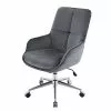 Furnitive Bürostuhl Stody - Samt / Metall - Dunkelgrau / Chrom 2 Furnitive Bürostuhl Stody - Samt / Metall - Dunkelgrau / Chrom -Buromobel Verkaufe 1000274200 211126 132904000011 IMAGE P000000001000274200