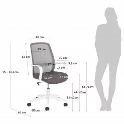 Fredriks Bürostuhl Melby - Grauweiß -Buromobel Verkaufe 1000274888 210623 13373900026 SKETCH DETAILS P000000001000274888 sketch