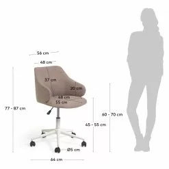 Fredriks Bürostuhl Elana - Sandgrau -Buromobel Verkaufe 1000274893 210623 13375900070 SKETCH DETAILS P000000001000274893 sketch