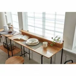 Ars manufacti Schreibtisch Iva - Akazie Dekor / Schwarz -Buromobel Verkaufe 1000275390 210624 11464500017 MOOD DETAILS P000000001000275390 mood