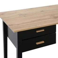 Norrwood Schreibtisch Ted - Eiche Hell Dekor / Schwarz -Buromobel Verkaufe 1000275391 210624 11464500022 DETAILS P000000001000275391