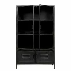 Red Living Vitrinenschrank Ravno - Metall - Vintage Schwarz 10 Red Living Vitrinenschrank Ravno - Metall - Vintage Schwarz -Buromobel Verkaufe 1000275626 220209 12152100040 DETAILS P000000001000275626