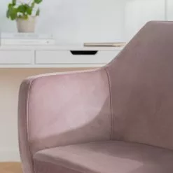 Mørteens Bürodrehstuhl Nicholas IV - Samt / Eisen - Altrosa / Weiß -Buromobel Verkaufe 1000276826 220907 024 MOOD DETAILS P000000001000276826 mood