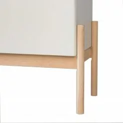 Studio Copenhagen Highboard Cooby - Muschelweiß / Eiche Hell -Buromobel Verkaufe 1000276945 220713 055 DETAILS P000000001000276945