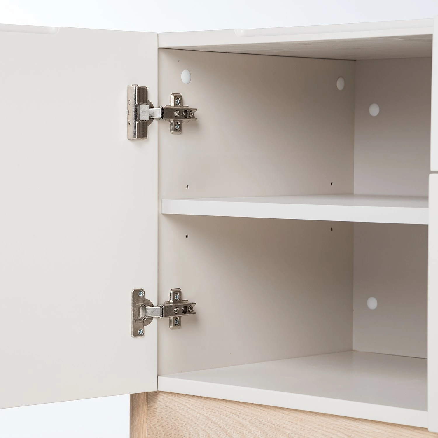 Studio Copenhagen Sideboard Cooby II - Muschelweiß / Eiche Hell 7 Studio Copenhagen Sideboard Cooby II - Muschelweiß / Eiche Hell – Bild 5