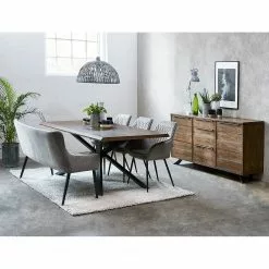 Red Living Sideboard Berck - Echtholzfurnier / Metall - Raucheiche / Schwarz -Buromobel Verkaufe 1000277640 210706 14081300066 MOOD DETAILS P000000001000277640 mood