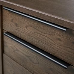 Red Living Sideboard Berck - Echtholzfurnier / Metall - Raucheiche / Schwarz -Buromobel Verkaufe 1000277640 210706 14081300070 DETAILS P000000001000277640