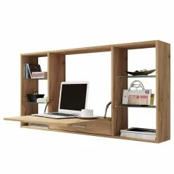 VCM Wandschreibtisch Teala - Asteiche Dekor