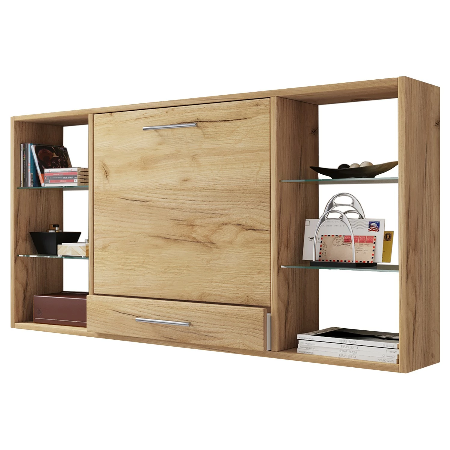 VCM Wandschreibtisch Teala - Asteiche Dekor 6 VCM Wandschreibtisch Teala - Asteiche Dekor – Bild 4