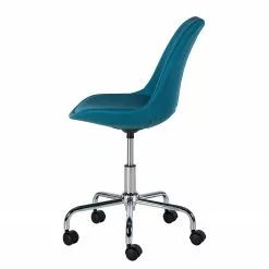 Mørteens Bürodrehstuhl Aledas - Webstoff Cors: Petrol - Chrom glänzend -Buromobel Verkaufe 1000277859 220505 032 DETAILS P000000001000277859